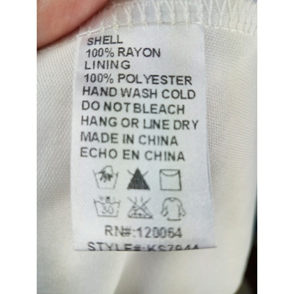 Mind Code White Multi Layered Skirt Size Small - image 8